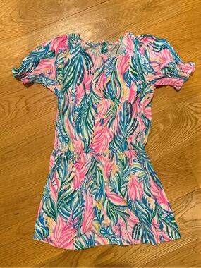 Girls’ Lilly Pulitzer romper with skirt size L (8-10)